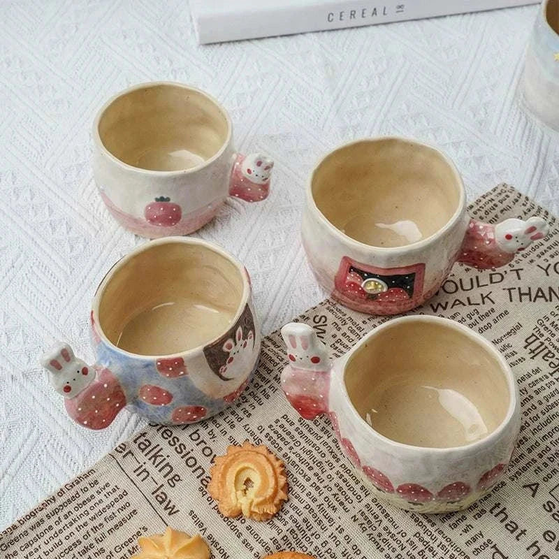 JOJO Rabbit. cups home hand-painted.
