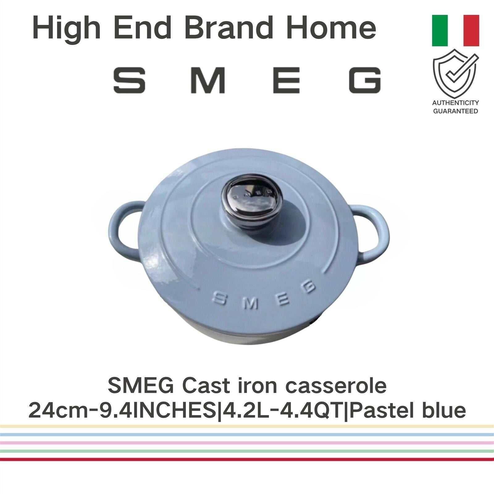 SMEG Enamel Pot 24CM Household Stew Pot Stew Pot 26cm.