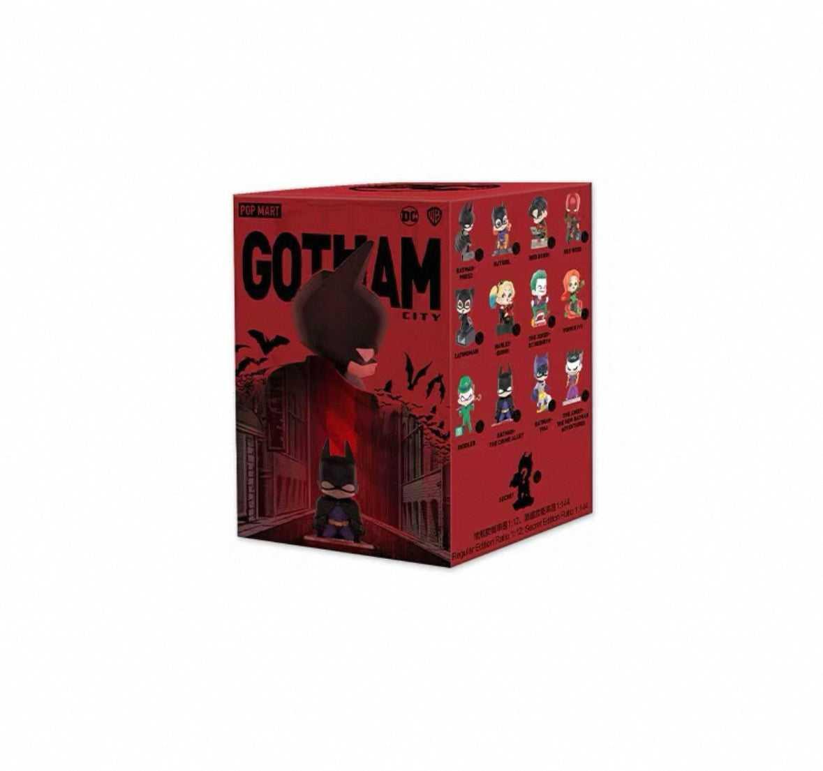 مجسمات POP MART لشخصيات DC Gotham City الأصلية.