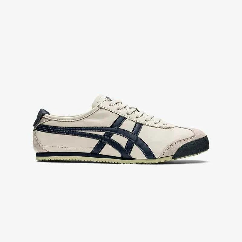 Onitsuka Tiger حذاء MEXICO 66™ فينتاج كلاسيك أزرق داكن للجنسين بأسلوب Athleisure | Onitsuka Tiger Sneakers.