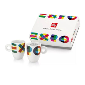 illy Art Collection 2015 Milan Expo Espresso and Latte Cups.