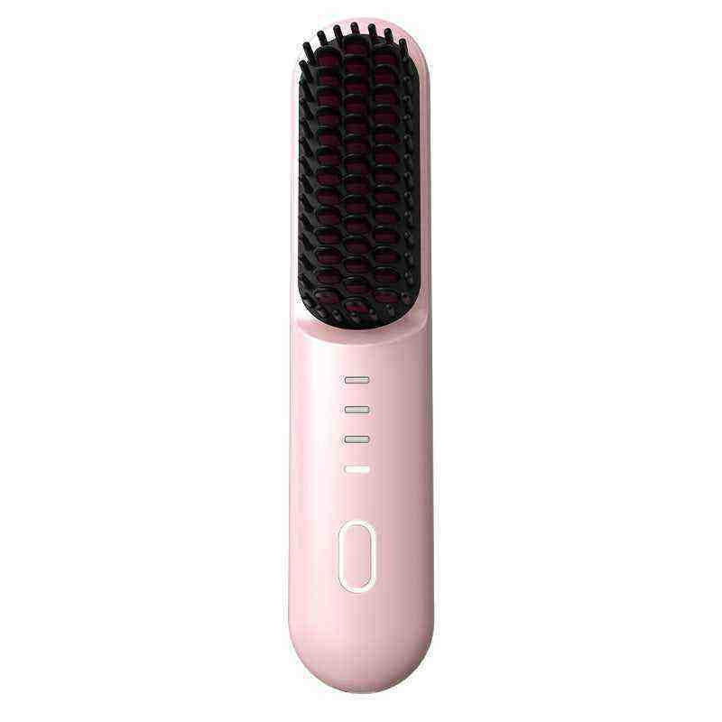 مشط Wireless Straight Comb لاسلكي Ceramic بـ 4 مستويات حرارة.