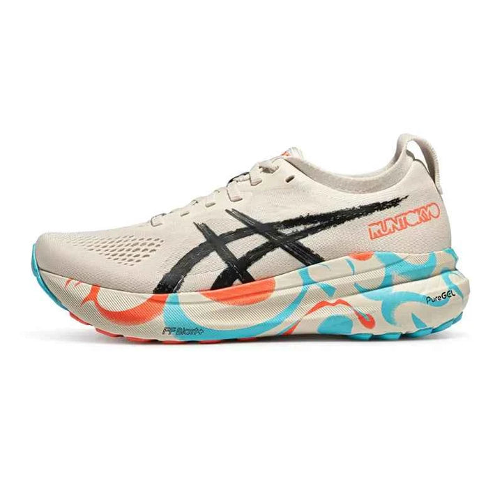 حذاء رياضي ASICS GEL-KAYANO 31 TOKYO بلون بيج وتصميم مبتكر مع تقنية التوسيد PureGEL™.