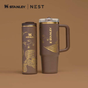 Stanley Tumbler كوب ستانلي الأصلي بأشكال فنية ونقوش مميزة ✨🎨.