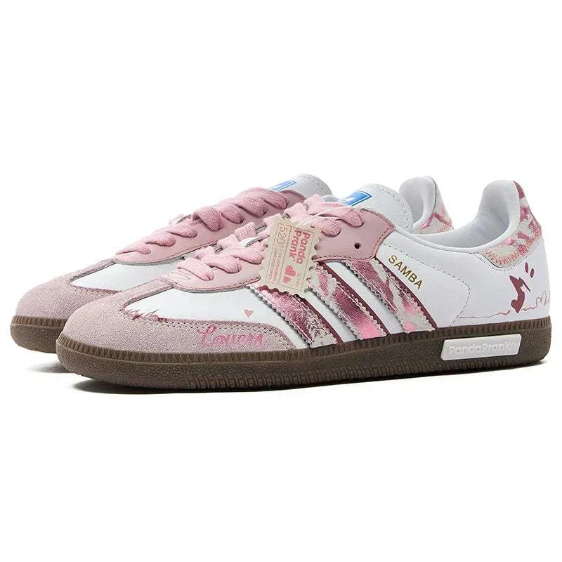 Adidas Originals Samba OG Heartbeat Outdoor Casual Skate Shoes.