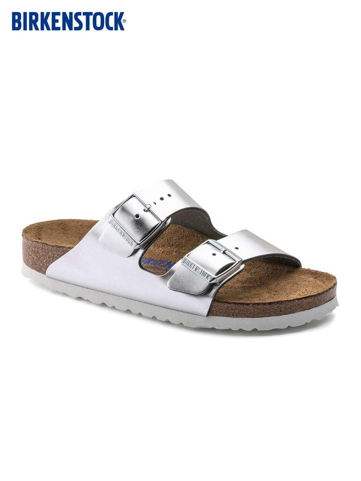 BIRKENSTOCK leather حذاء جلدي أصلي للراحة اليوميةتصميم أنيق وجودةعالية.