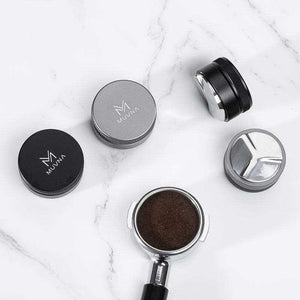 موزع قهوة Muvna قابل للتعديل مقاس 58mm بتصميم احترافي.