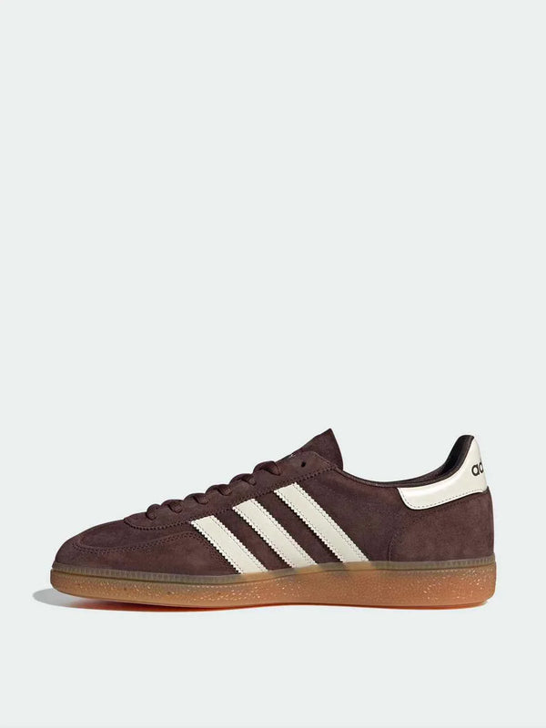 Adidas official genuine vintage low-top brown suede casual board shoe with white stripes and gum sole