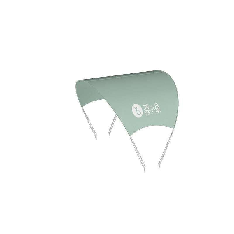 مسبح عائلي Inflatable مع زحليقة و Sunshade باللون الأخضر.