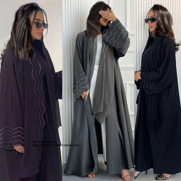 Saudi Smocki Robe Abaya