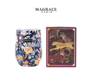 كوب قهوة MAGRACE ستانلس ستيل عازل للحرارة بتصميم U-shaped.
