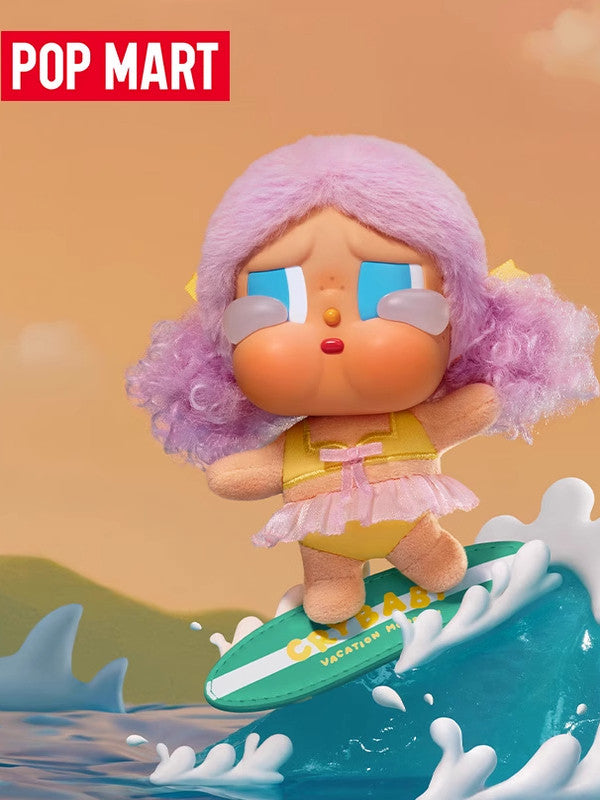 أصلي 100% دمية POP MART Crybaby Vacation Mode On