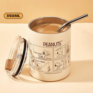 كوب Snoopy Tumbler الحراري – رفيقك المرح في كل مكان 🐾✨.