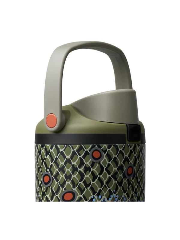 Owala's new snakeprint pattern insulated cup FreeSip sway 890ml straw cup large capacity water bottle