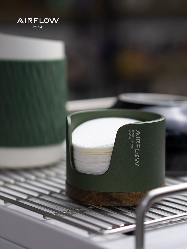 AIRFLOW airflow espresso machine handle, round filter holder, moka pot, powder bowl, filter paper, dust storage box