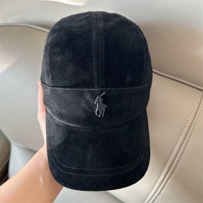 velvet hat Korean autumn and winter casual.