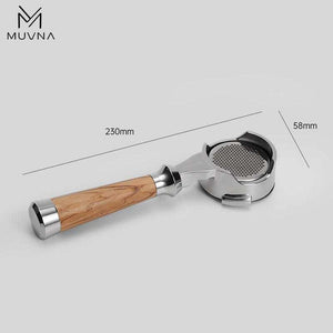 بورتافلتر مكشوف MUVNA مقاس 58mm بمقبض أنيق.
