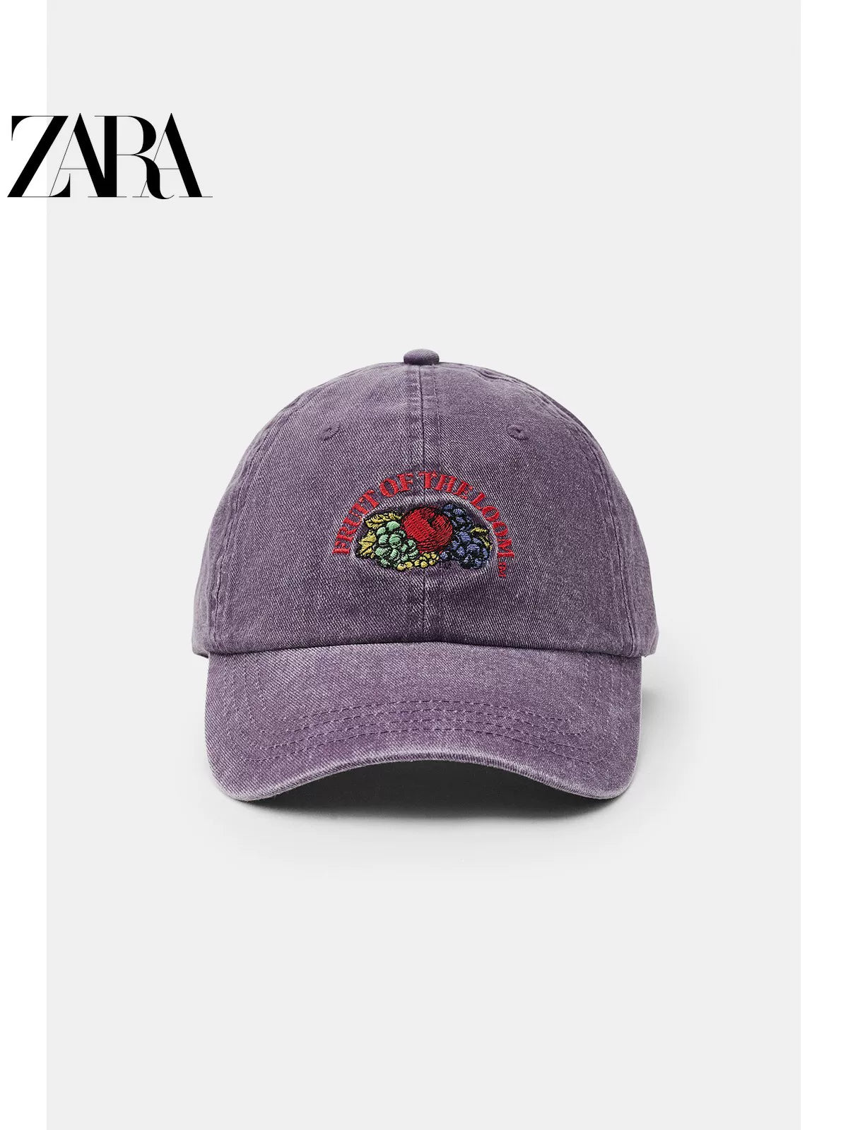 ZARA2026 Autumn New Arrival: Women's Fruit of the Loom™ Baseball Cap 0653288 611