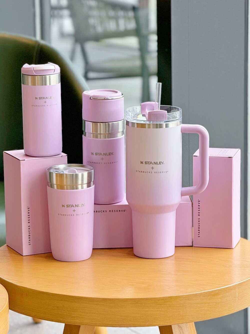 Starbucks Tumbler Cotton Candy - وردي رقيق (إصدار محدود).