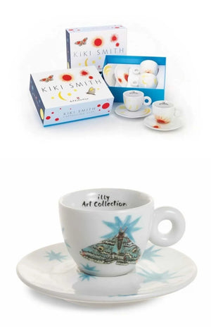illy 2012 Kiki Smith Butterfly Star Collection Cup Set.