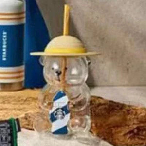 Korean Starbucks Cup Yellow Cap Bear.