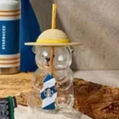Korean Starbucks Cup Yellow Cap Bear.