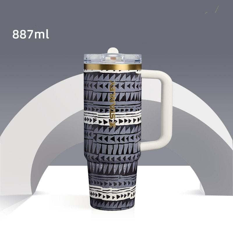 Stanley Tumbler كوب ستانلي الأصلي بأشكال فنية ونقوش مميزة ✨🎨.