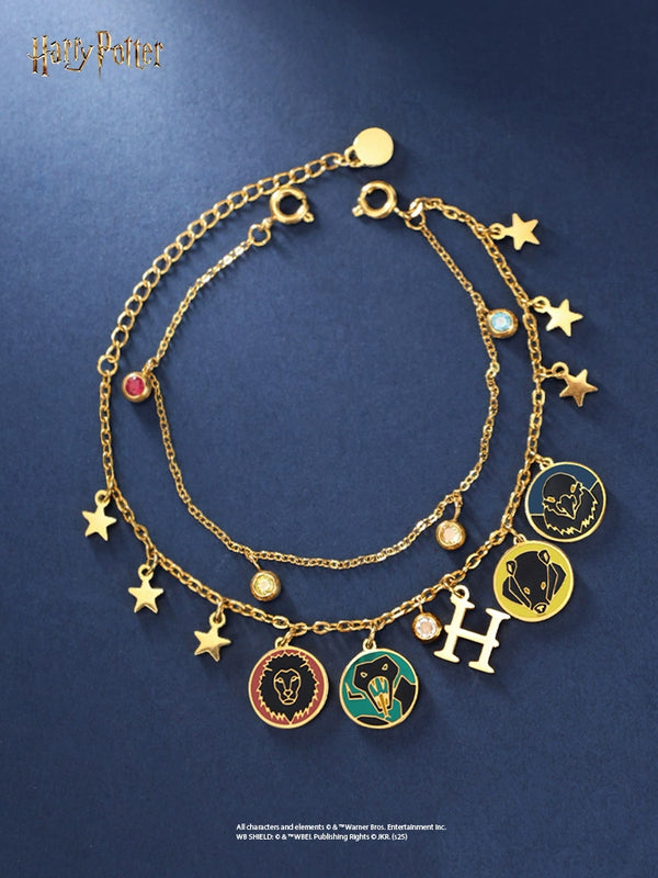 Genuine Harry Potter peripherals Hogwarts Four Houses handmade necklaces, fashionable hand accessories, exquisite accessories and gifts