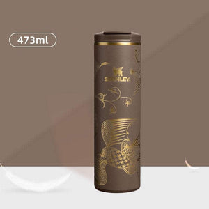 Stanley Tumbler كوب ستانلي الأصلي بأشكال فنية ونقوش مميزة ✨🎨.