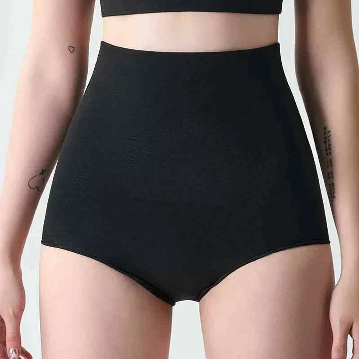 High-waist black body shaping slimming shapewear for smooth silhouette and comfortable daily wear