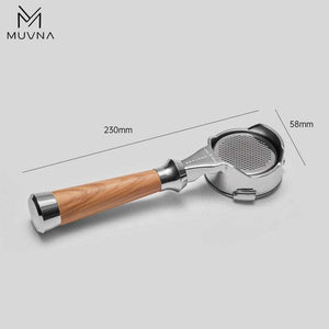 بورتافلتر مكشوف MUVNA مقاس 58mm بمقبض أنيق.