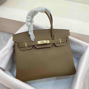 حقيبة يد Leather Handbag نسائية فاخرة من الجلد الطبيعي.
