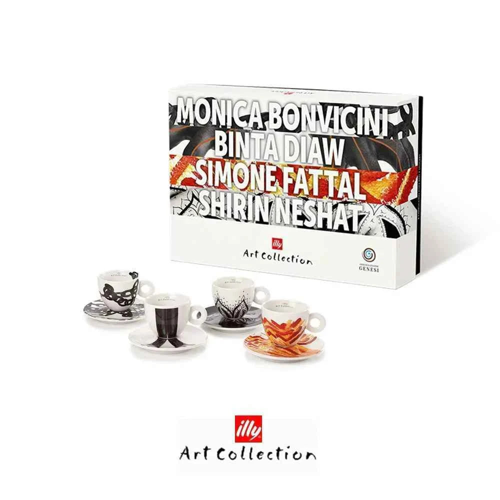 كوب illy Limited edition 2024| طقم فناجين إسبريسو فني من 4 مصممين.