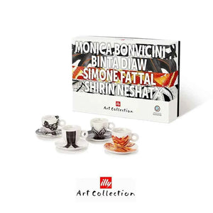 كوب illy Limited edition 2024| طقم فناجين إسبريسو فني من 4 مصممين.