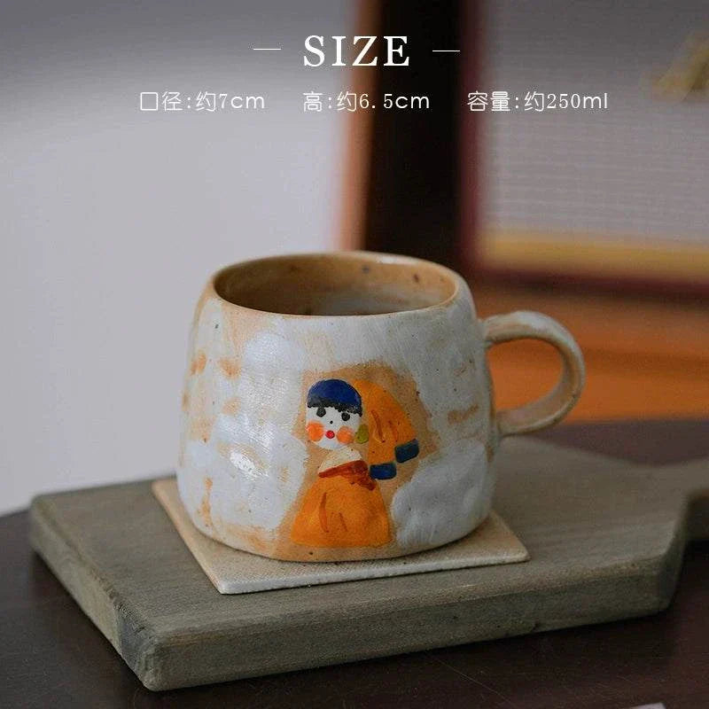 Yifang handmade coffee cup  Van Gogh صنلعة يدوية.