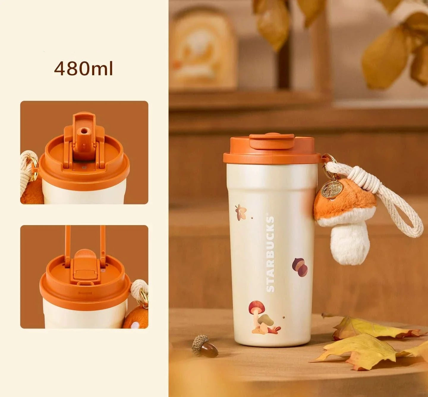 Starbucks cup bear dessert house.