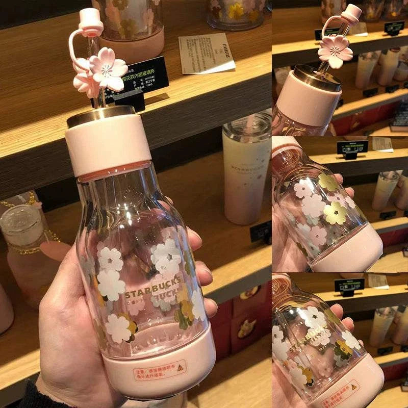 Starbucks Cup  Bear Glass Straw.