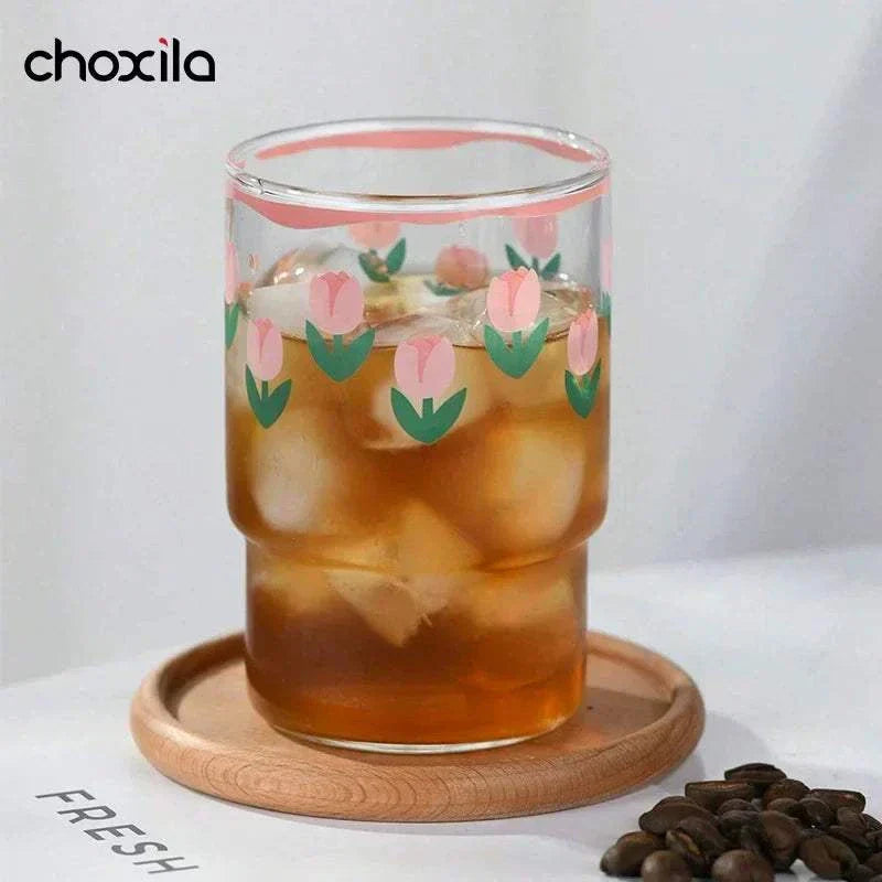 طقم تحضير القهوة المختصة Coffee Set بتصميم وردي مميز.