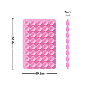 Double-sided silicone suction cup phone case holder high-value anti-drop three-dimensional suitable for Apple 17 female 2026 new model.