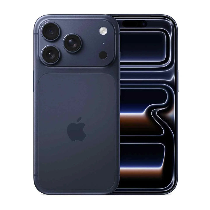Apple iPhone 17 Pro Deep Blue with triple camera, A19 Pro chip, dual SIM, and USB-C fast charging