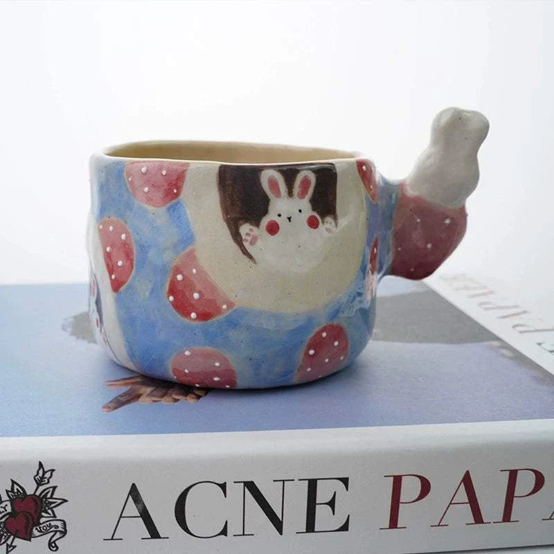 JOJO Rabbit. cups home hand-painted.