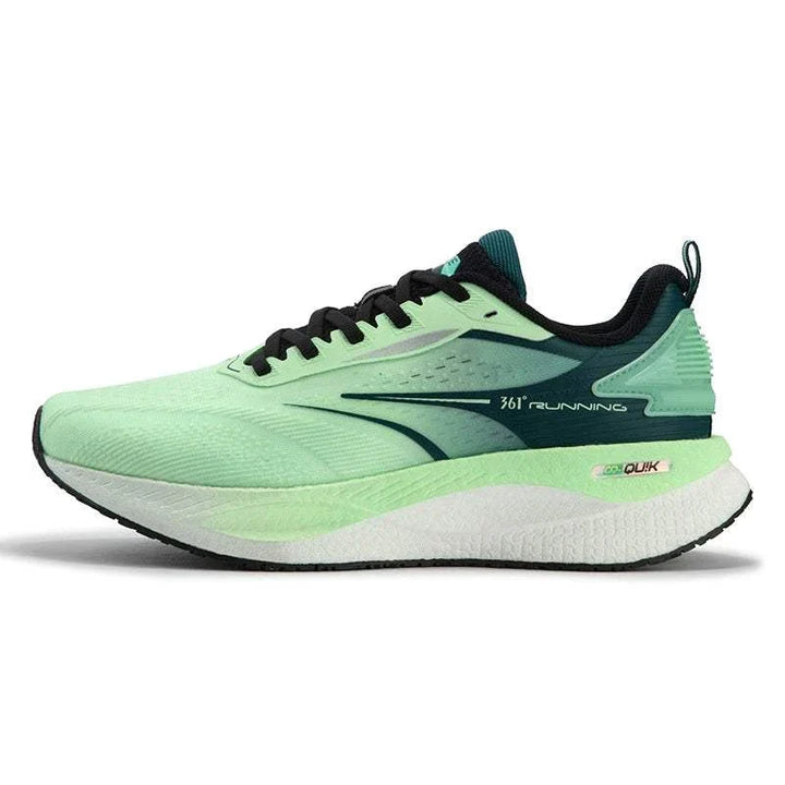 حذاء جري 361 سوبر CQT 2025 خفيف الوزن بتصميم شبكي ونعل مطاطي رغوي عالي الامتصاص باللون النعناعي