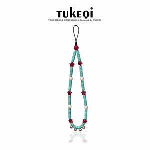 Rabbit can seven original handmade beaded lanyard high-end sense series original mobile phone chain camera with chain ins.