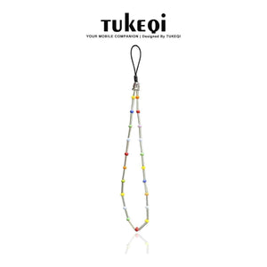 Rabbit can seven original handmade beaded lanyard high-end sense series original mobile phone chain camera with chain ins.