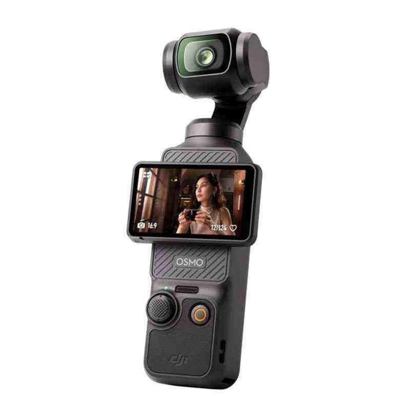 كاميرا DJI Osmo Pocket 3 بدقة 4K وشاشة دوارة.