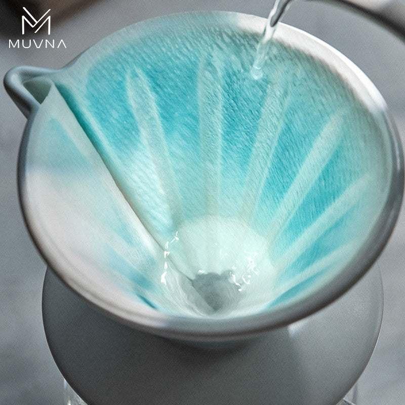 MUVNA Ceramic Filter Cup Drip Coffee V60.