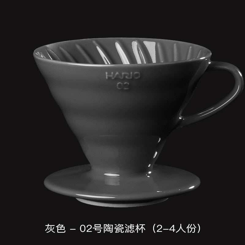 HARIO V60 ceramic filter cup.