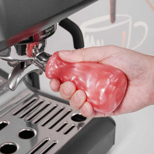مقبض Portafilter احترافي من Resin وخشب طبيعي.