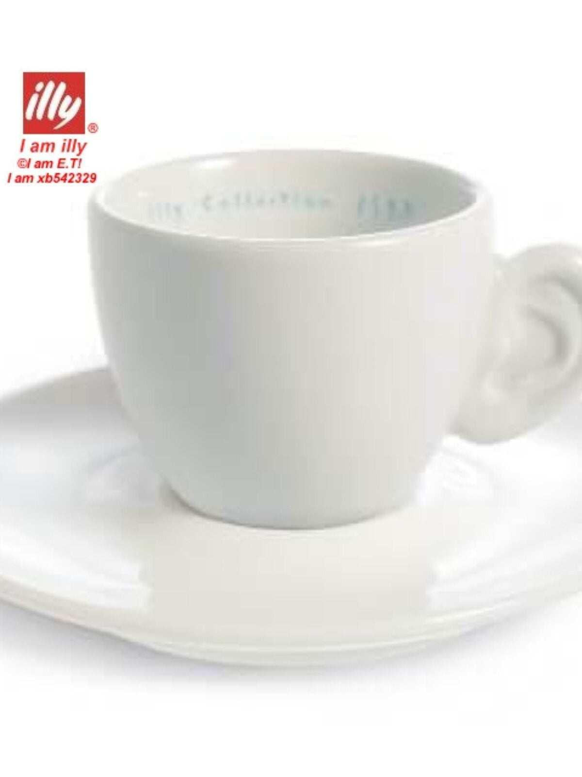 طقم أكواب Espresso من illy بتصاميم فنية متنوعة.