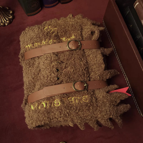 Harry Potter monster book storage travel makeup bag شنطة